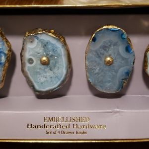 AGATE KNOBS SET OF 4